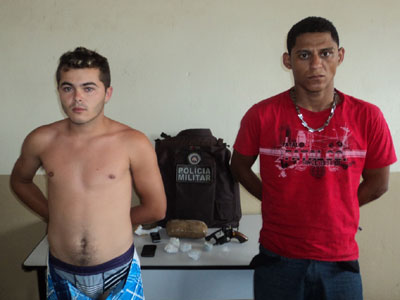 Caetité: PM apreende dois traficantes com grande quantidade de drogas