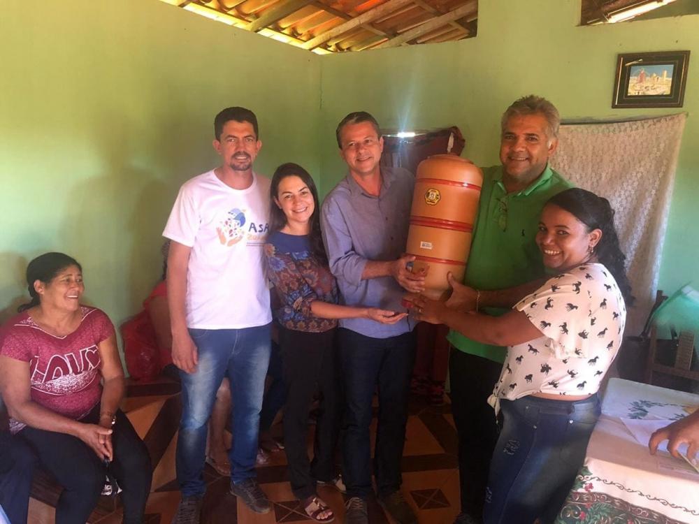 Município de Caetité é beneficiado com cisternas de captação de água de chuva