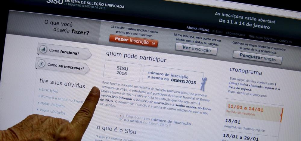Com prazo prorrogado após problemas na correção do Enem, Sisu abre inscrições hoje