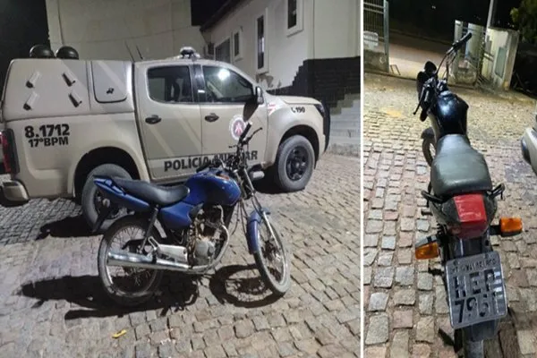 PM recupera moto furtada e apreende outra adulterada em Candiba