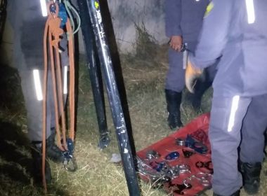Região: homem é resgatado após cair em cisterna de 15 metros 