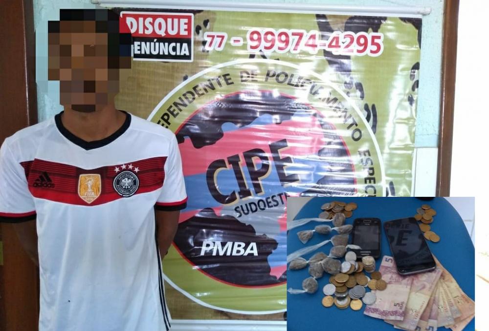 Proprietário de bar é preso acusado de tráfico de drogas em Guanambi 