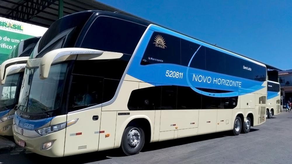 Viação Novo Horizonte apresenta novos ônibus em Caetité