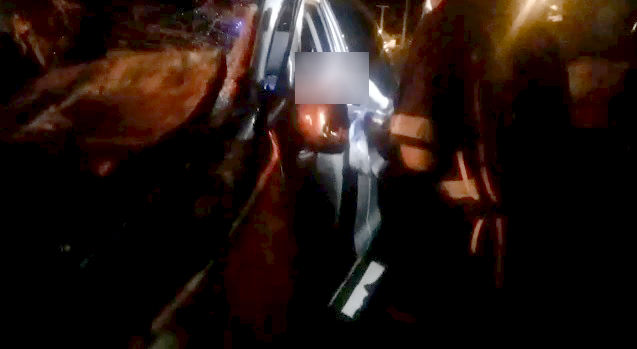 Guanambi: Empresário fica gravemente ferido após colidir caminhonete contra traseira de caminhão em frente à delegacia