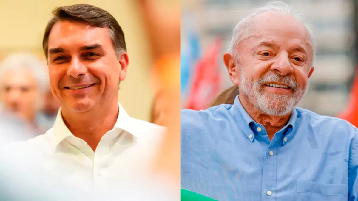 BTG/Nexus: Flávio Bolsonaro tem 46,5% das intenções de voto, contra 45,9% de Lula, mostra pesquisa