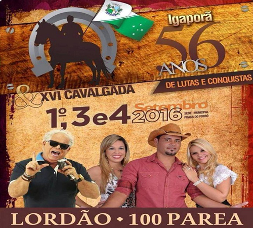 Igaporã comemora 56 anos de emancipação política com grande festa 