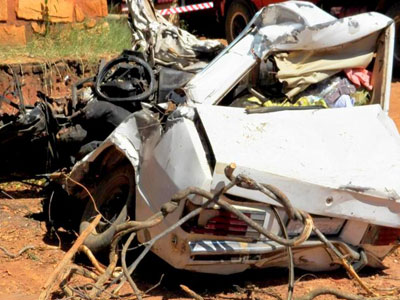 Caetité: Grave acidente envolvendo ônibus e carro deixa três mortos.