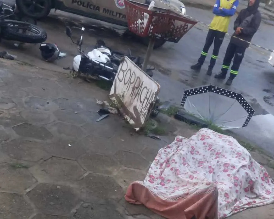 Colisão entre motos deixa um morto no bairro Kadija, em Vitória da Conquista