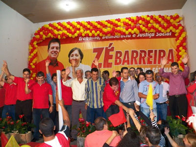 PT descarta candidatura de Padre Osvaldino e apóia Zé Barreira nas eleições deste ano.