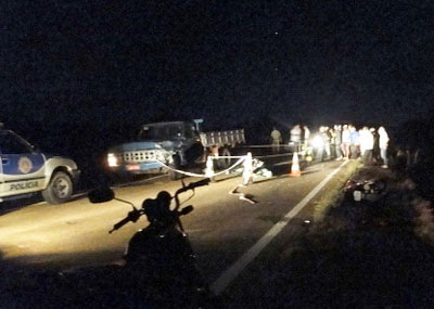 Dom Basílio: Acidente fatal com duas mortes e vários feridos.