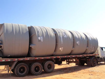 Caetité: Novo modelo de cisternas começa a ser implantado