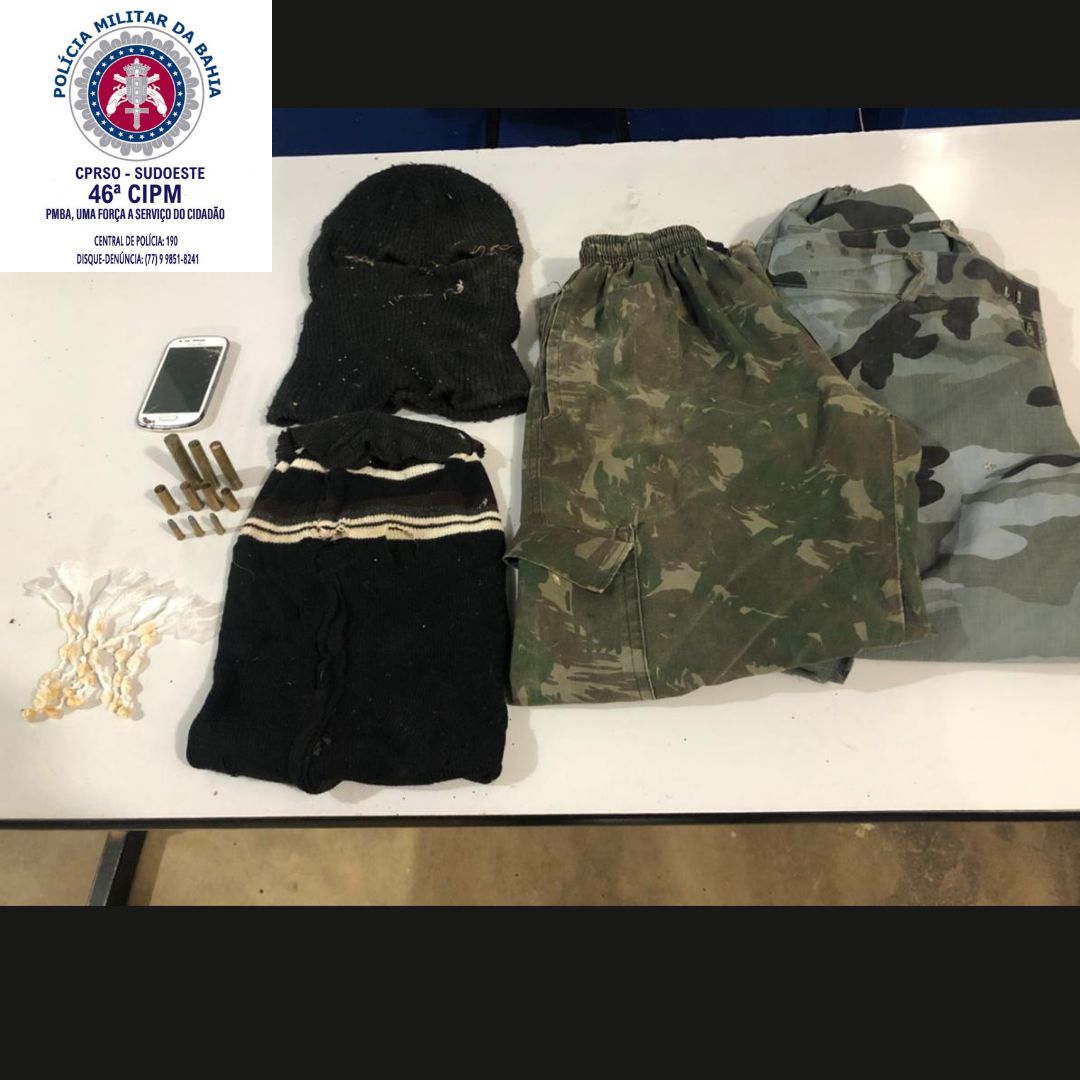 Homem com mandado de prisão em aberto é preso em Rio de Contas