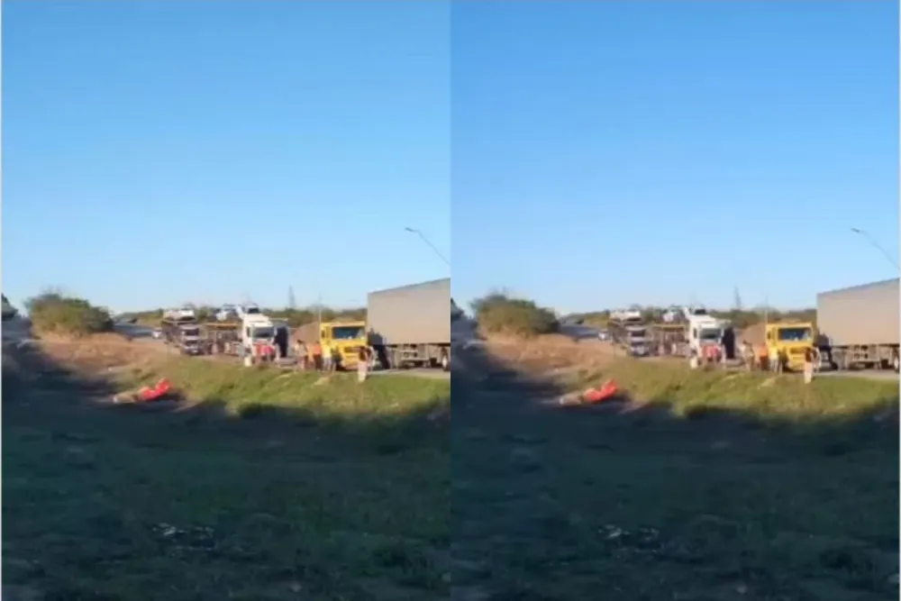 Região: Colisão entre carro e caminhão deixa duas pessoas mortas na BR-116