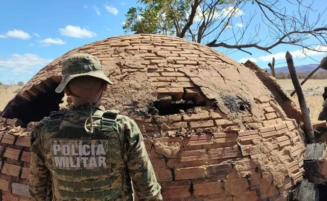 Fornos clandestinos são destruídos em operação da CIPPA em Matina e Riacho de Santana