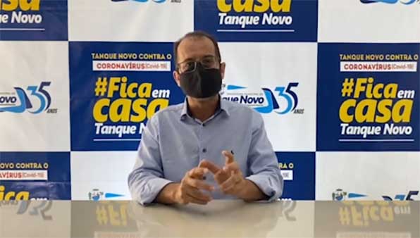 Tanque Novo registra primeiro caso de Coronavírus 