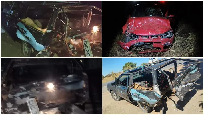 Sete pessoas ficam feridas após colisão na BR‑030 entre Guanambi e Palmas de Monte Alto
