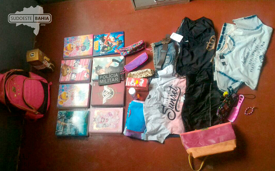 Polícia Militar detém três pessoas por furto de lojas em Caculé; veja o vídeo