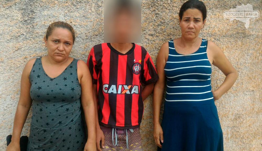 Polícia Militar detém três pessoas por furto de lojas em Caculé; veja o vídeo