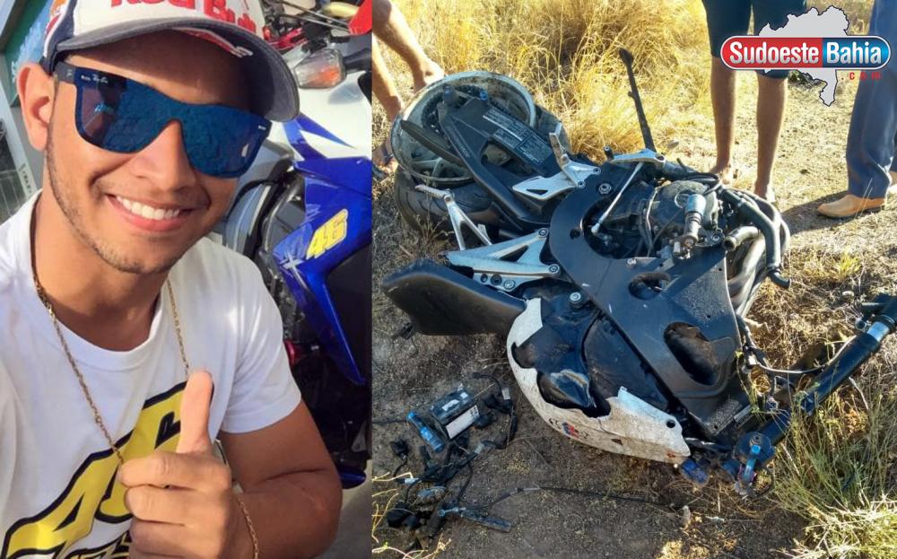 Jovem morre após perder controle de moto e cair na BR-030 em Guanambi