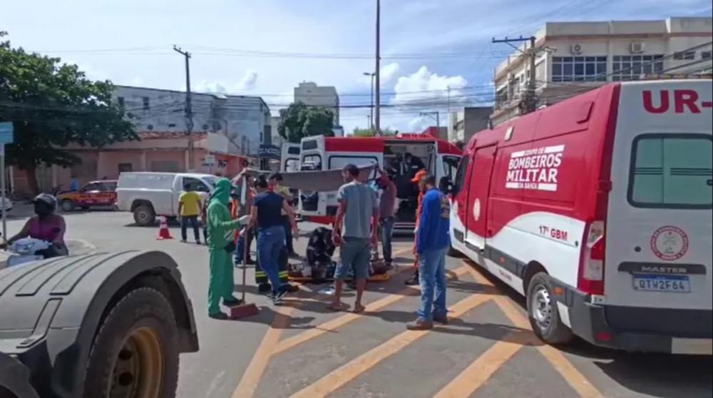 Idoso é atropelado por carreta no oeste da Bahia 
