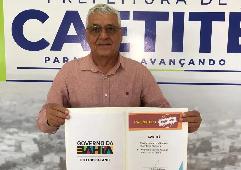 Prefeito de Caetité apresenta balanço da segunda gestão e destaca obras e novos convênios