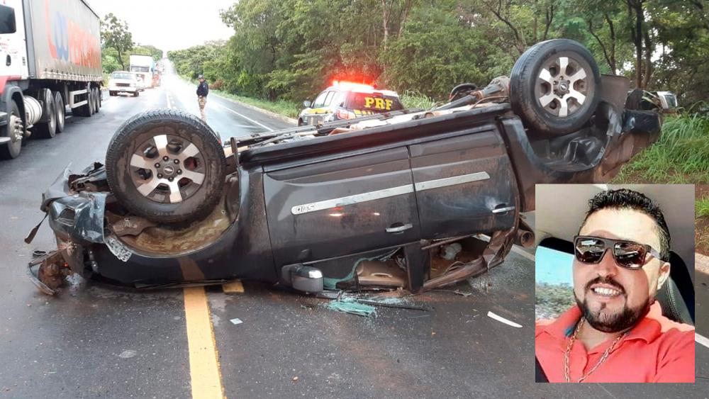 Empresário guanambiense morre em capotamento na BR-365, em Minas Gerais