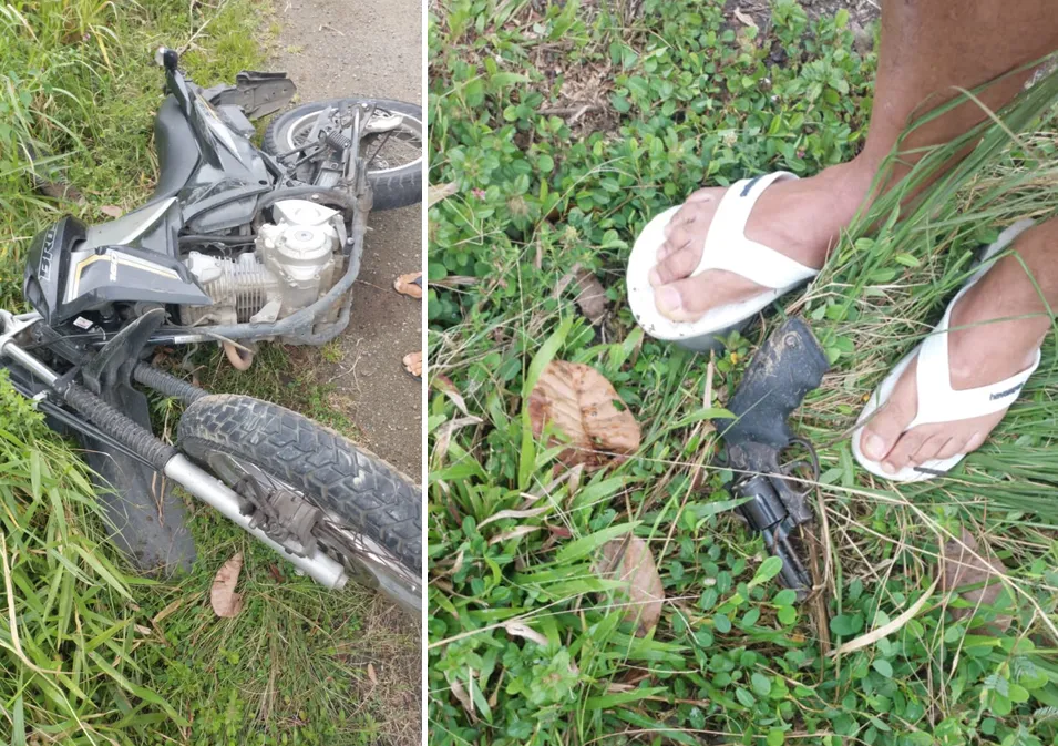 Região: Dois suspeitos morrem após roubo de moto e tentativa de fuga