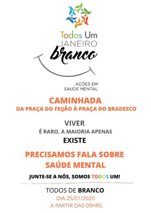 Guanambi: Caminhada com tema de Saúde Mental será realizada na cidade