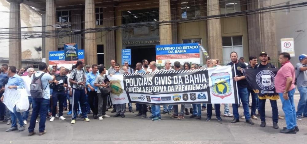 Policiais Civis e Penais aprovam paralisação das atividades por 48 horas a partir de segunda