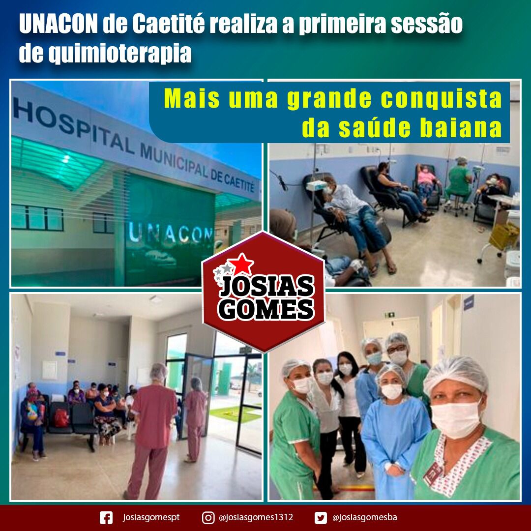 Unacom de Caetité realiza primeira sessão de quimioterapia 