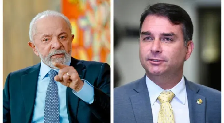 Diminui vantagem de Lula sobre Flávio em eventual 2º turno, aponta AtlasIntel/Bloomberg