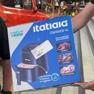 Dupla furta Air Fryer de loja e foge de moto em Guanambi