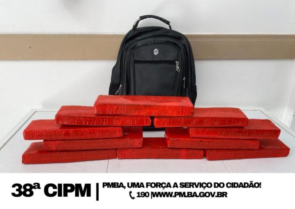 Polícia Militar apreende 10 Kg de maconha em Bom Jesus da Lapa