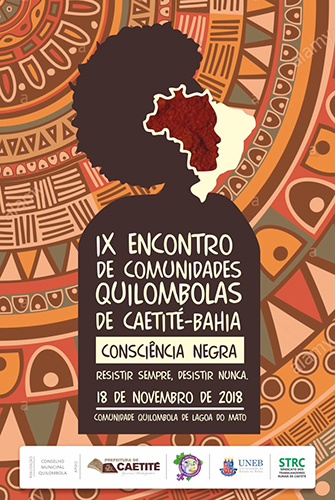 IX Encontro de Comunidades Quilombolas de Caetité será no próximo dia 18/11