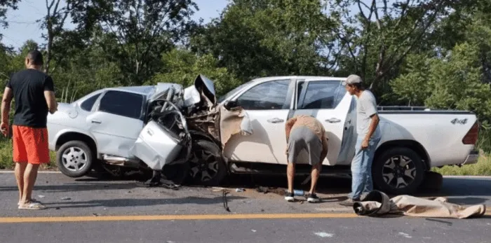 Colisão na BR‑349 deixa um morto em Santa Maria da Vitória
