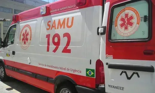 Vítima de agressão com faca é socorrida pelo Samu após ataque em Guanambi