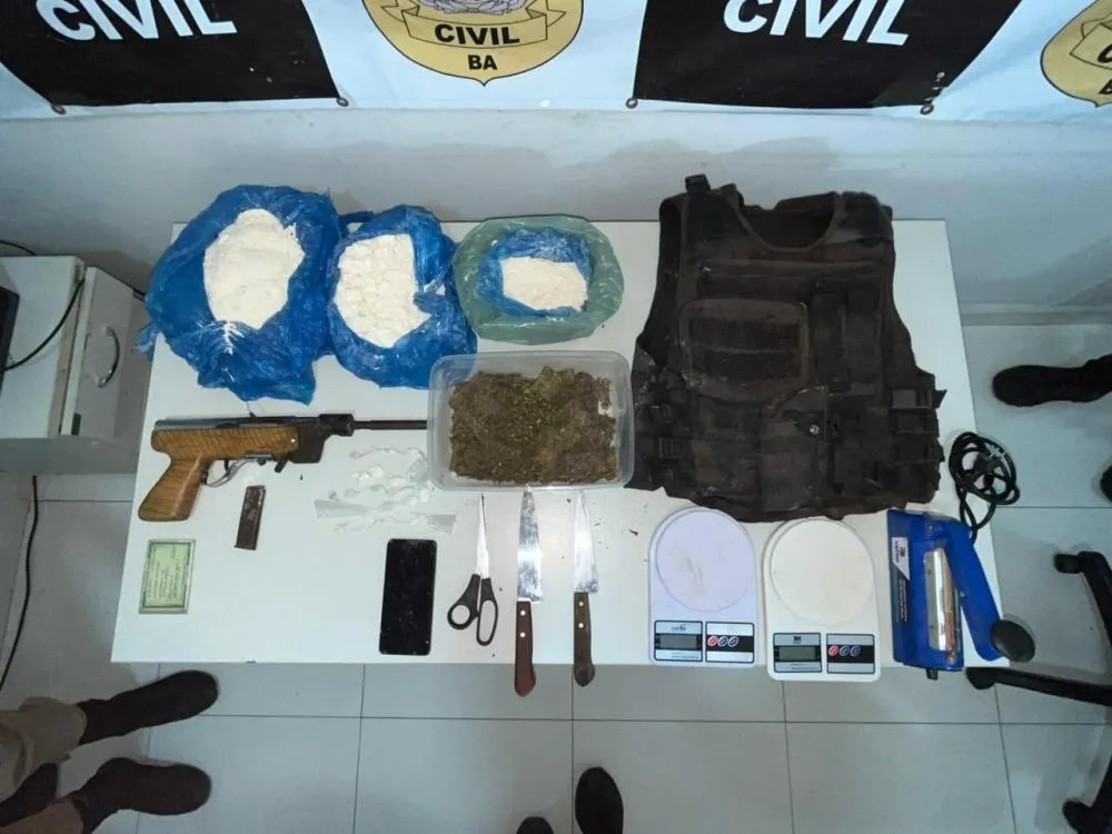 Rondesp apreende mais de 3 kg de drogas na zona rural de Serra do Ramalho