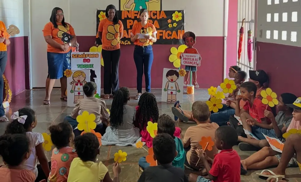 Prefeitura de Igaporã realizou campanha Maio Laranja de combate ao abuso e exploração sexual de crianças e adolescentes
