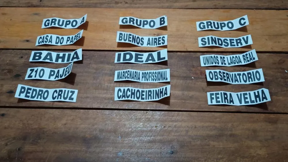 Sorteio define grupos do 1º Campeonato Caetiteense de Futsal de Veteranos