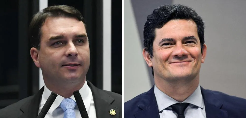 Flávio Bolsonaro pressiona Ratinho com apoio a Sérgio Moro no Paraná