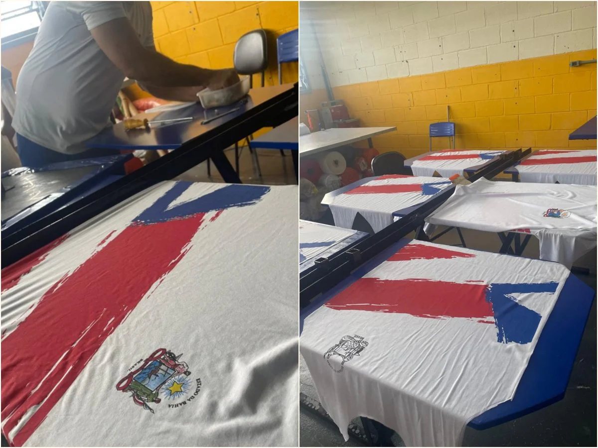Internos do Conjunto Penal de Barreiras produzem uniformes da rede estadual de ensino