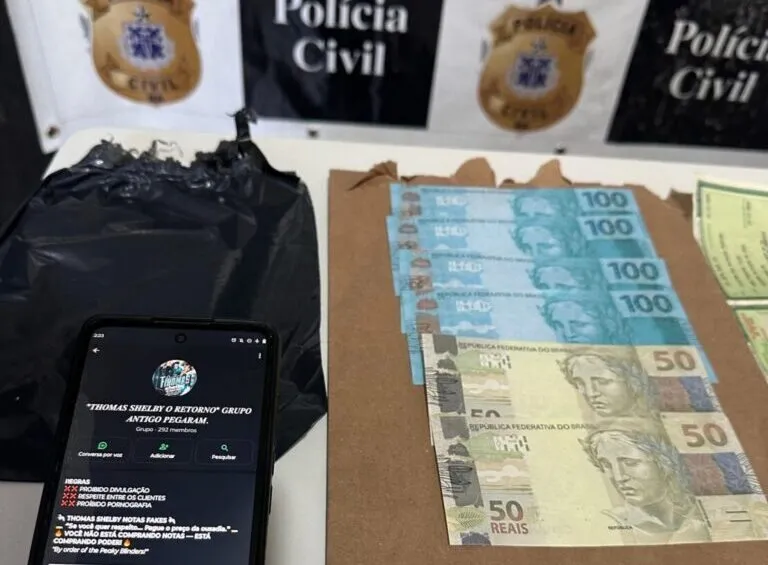 Homem é preso com notas falsas ao sair dos Correios em Tanque Novo