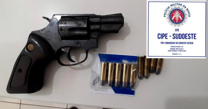 Homens com arma de fogo são detidos pela CIPE-Sudoeste em Palmas de Monte Alto