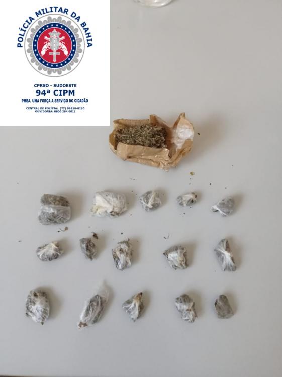 Menor é apreendido com drogas na cidade de Igaporã