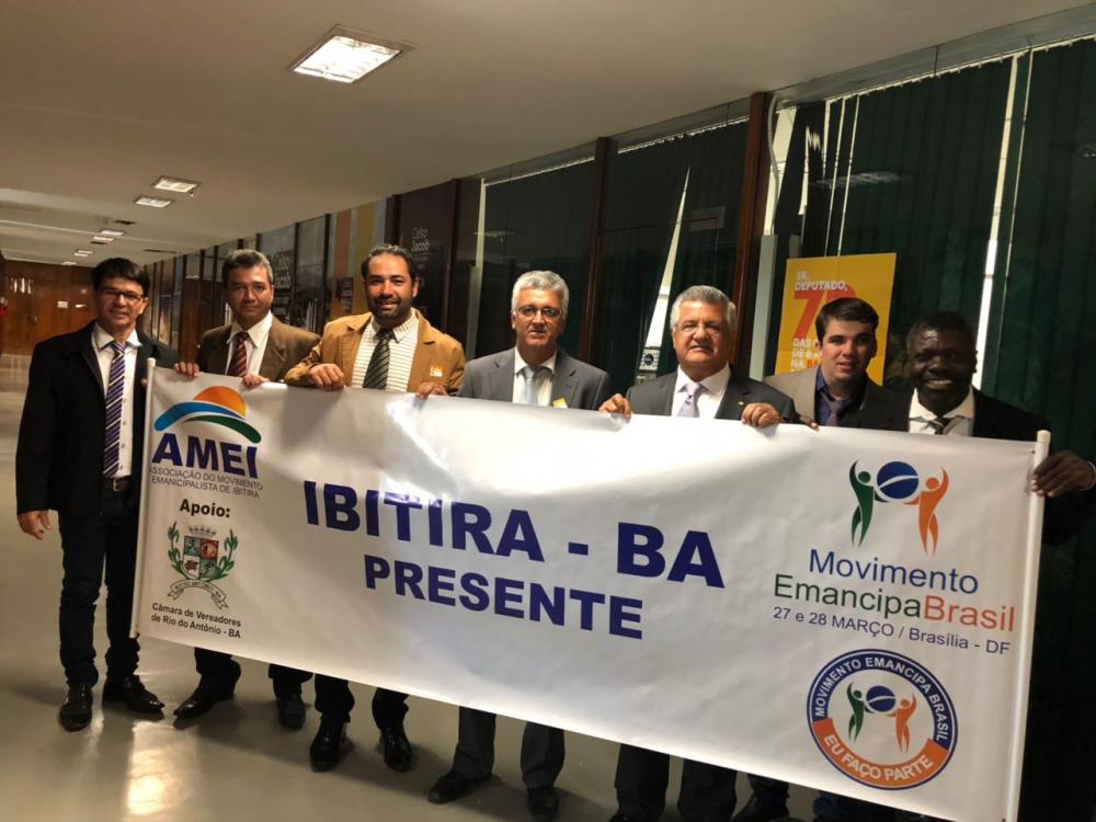 Lideranças politicas de Ibitira buscam em Brasília apoio para emancipação do distrito