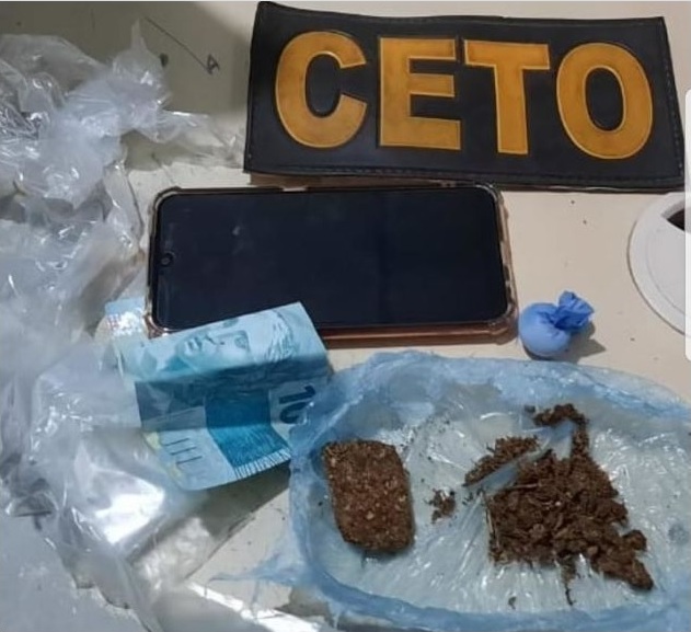 Guanambi: Guarnição da CETO prende homem com drogas no Alto Caiçara