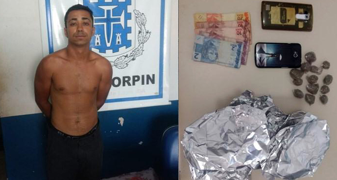 Homem é preso acusado de tráfico de drogas em Riacho de Santana