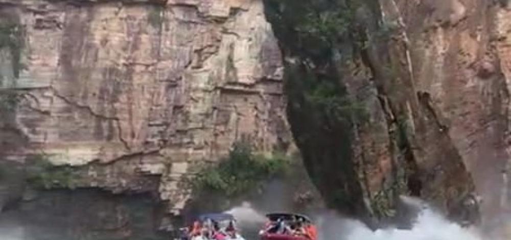 Sobe para cinco o número de mortos em desabamento de rocha em cânion de Capitólio