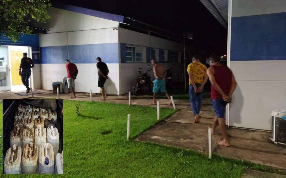 Grupo é preso em LEM por ser suspeito de furto de combustível
