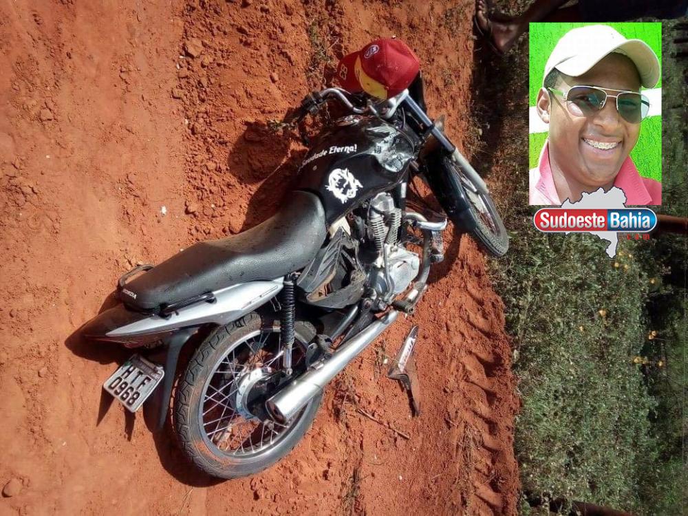 Colisão entre moto e caminhão deixa um morto e um ferido na zona rural de Tanque Novo 
